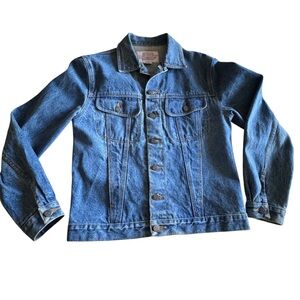 MAC KEEN Vintage 90s Jean Jacket Classic Blue Denim Mens 38 M